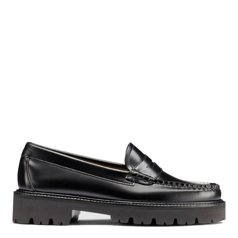 G.H. Bass Women's Whitney Super Lug Weejuns Loafer in Black - Getoutside Shoes