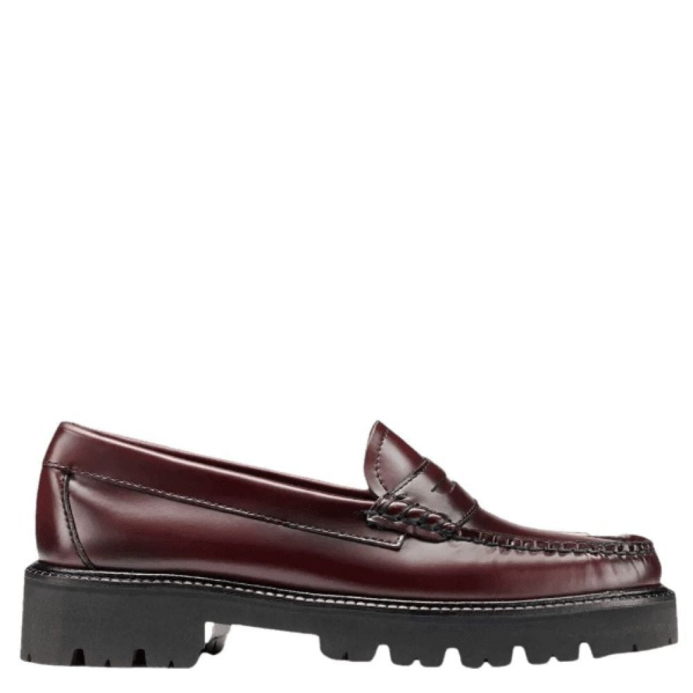 G.H. Bass Women's Whitney Super Lug Weejuns Loafer in Wine - Getoutside Shoes