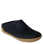 Glerups Open Heel Rubber Sole in Charcoal - Getoutside Shoes