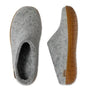 Glerups Open Heel Rubber Sole in Grey - Getoutside Shoes