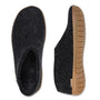Glerups Shoe Rubber Sole in Charcoal - Getoutside Shoes