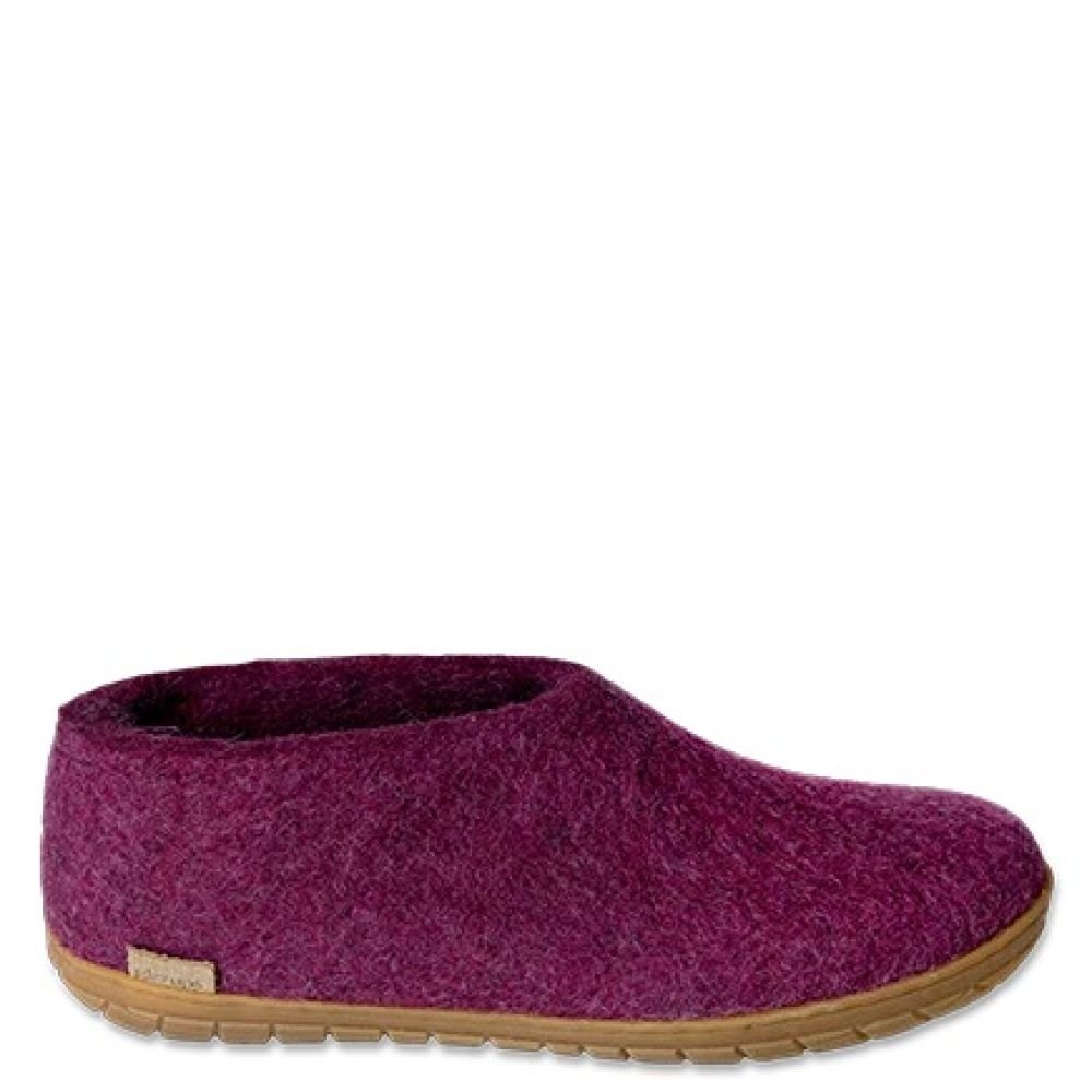 Glerups Shoe Rubber Sole in Cranberry - Getoutside Shoes