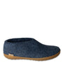 Glerups Shoe Rubber Sole in Denim - Getoutside Shoes