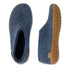 Glerups Shoe Rubber Sole in Denim - Getoutside Shoes
