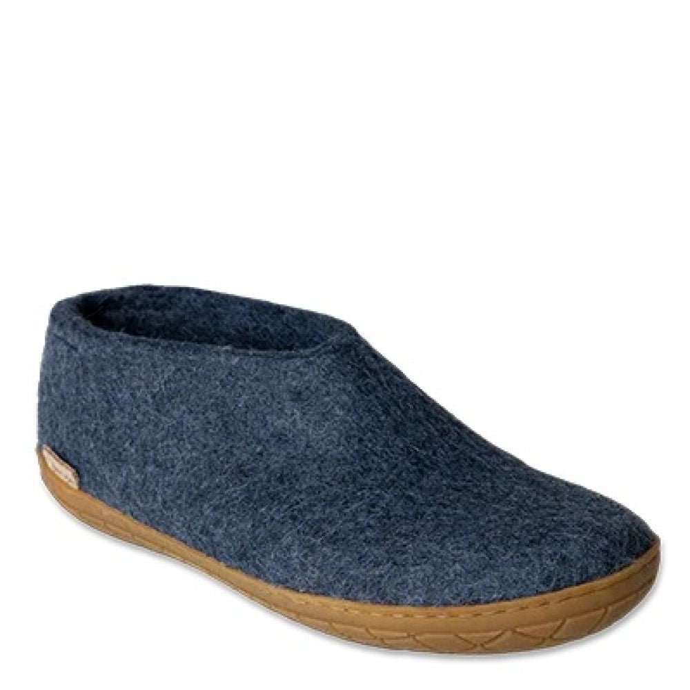 Glerups Shoe Rubber Sole in Denim - Getoutside Shoes