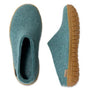 Glerups Women’s Open Heel Rubber Sole in North Sea - Getoutside Shoes