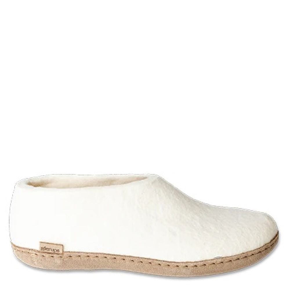 Glerups Women’s Shoe Leather Sole in White - Getoutside Shoes