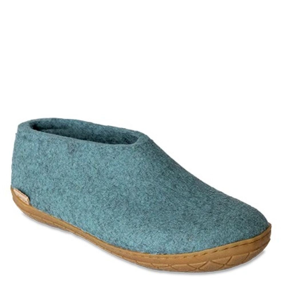 Glerups Women’s Shoe Rubber Sole in North Sea - Getoutside Shoes