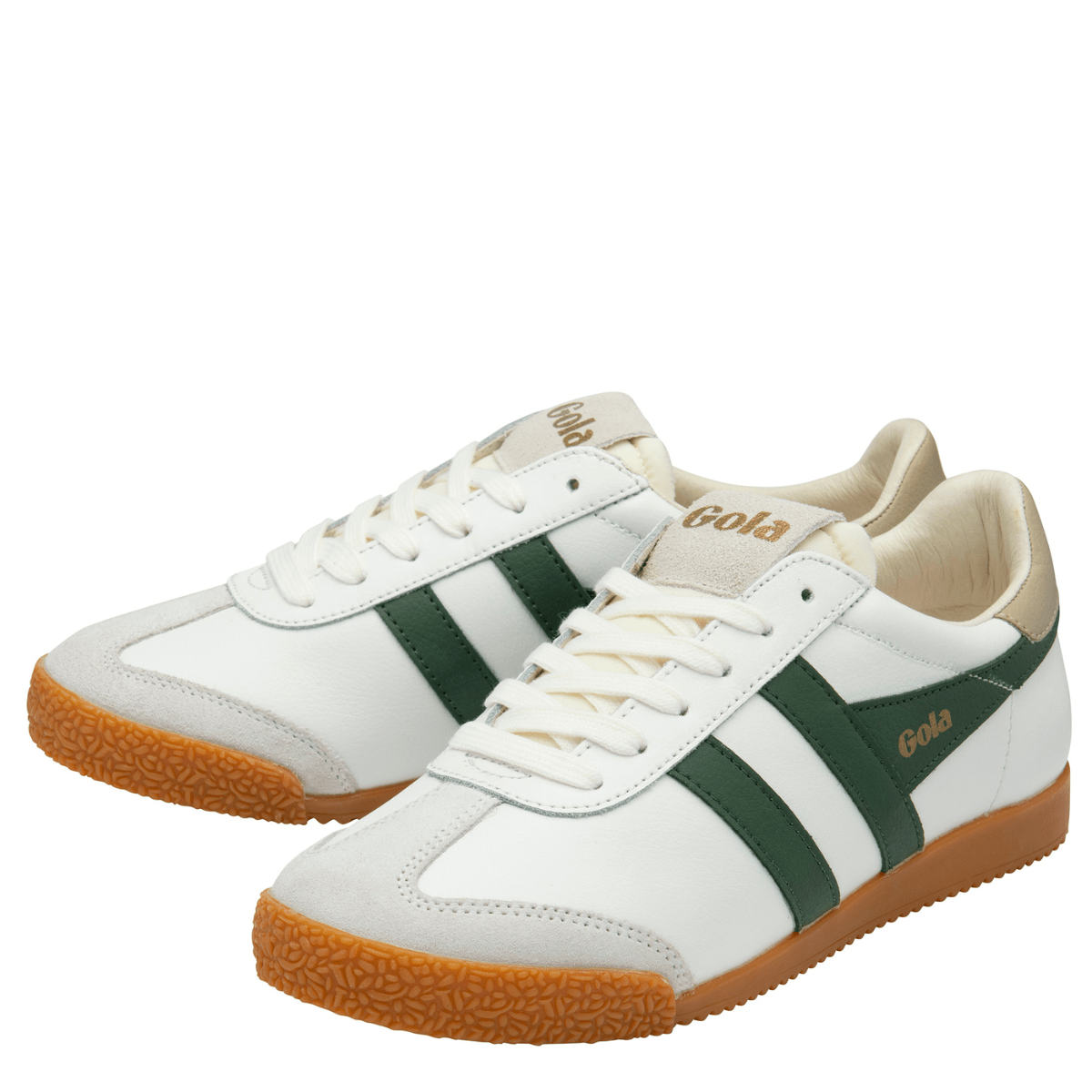 Gola Classics Women's Elan in White/Green - Getoutside Shoes