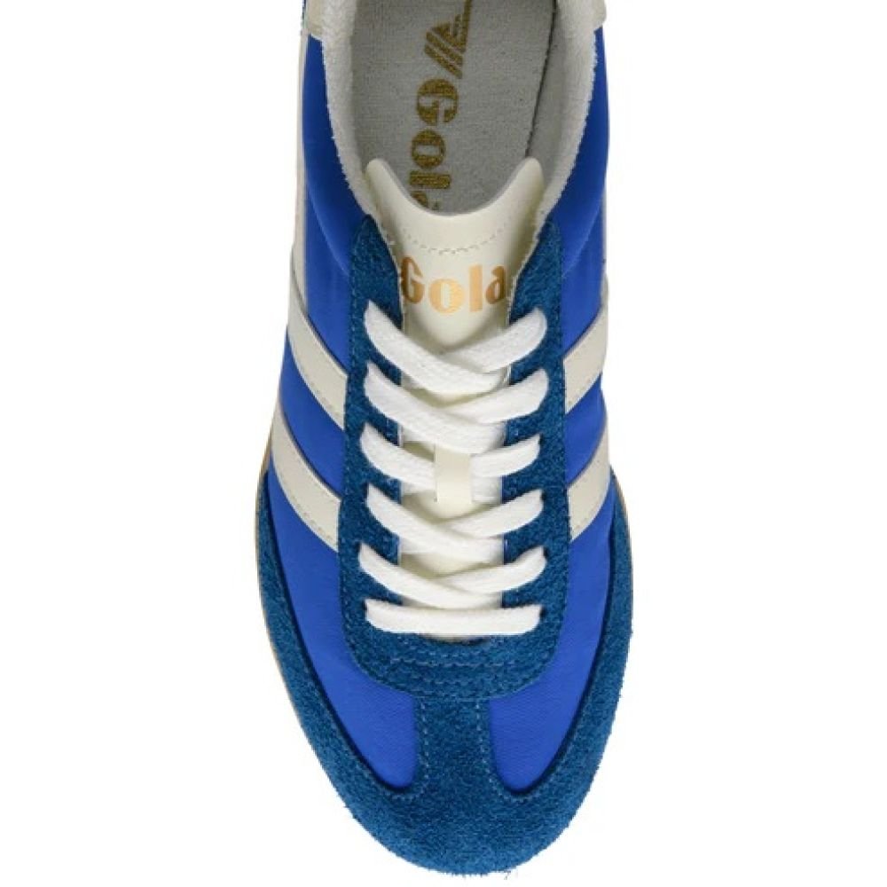 Gola Classics Women's Sprinter in Marine Blue/Off White - Getoutside Shoes