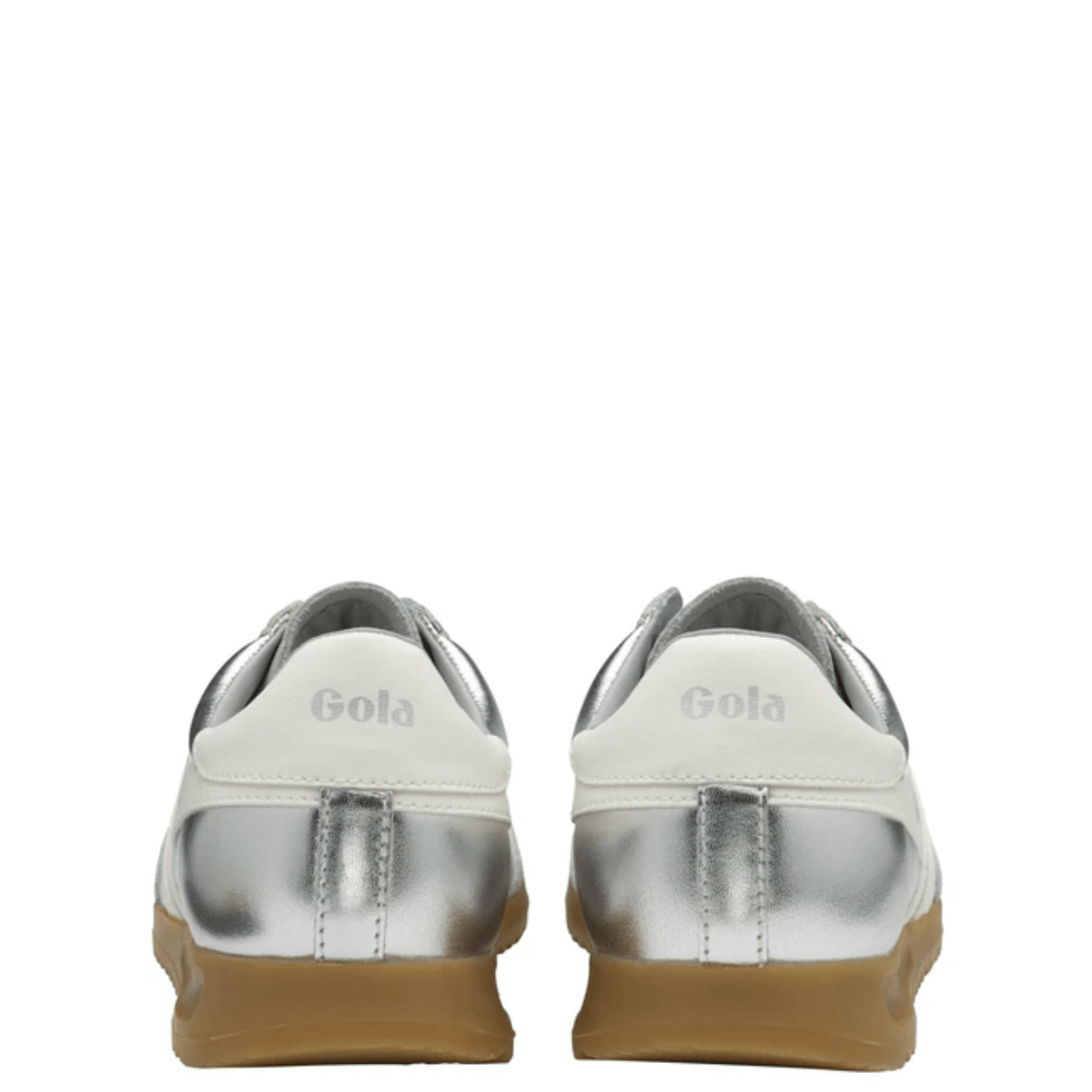 Gola Classics Women's Torpedo Glimmer in Silver/Off White - Getoutside Shoes