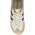 Gola Classics Women's Torpedo Leather in Off White/Deep Red/Gold - Getoutside Shoes