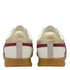 Gola Classics Women's Torpedo Leather in Off White/Deep Red/Gold - Getoutside Shoes