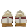 Gola Classics Women's Torpedo Leather in Off White/Deep Red/Gold - Getoutside Shoes