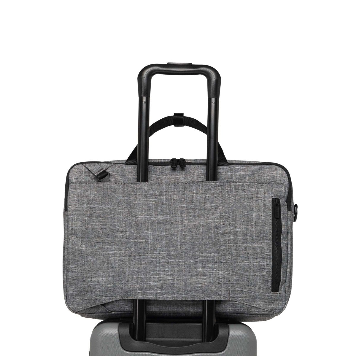 Herschel Bowen Convertible Travel Duffle in Raven Crosshatch - Getoutside Shoes