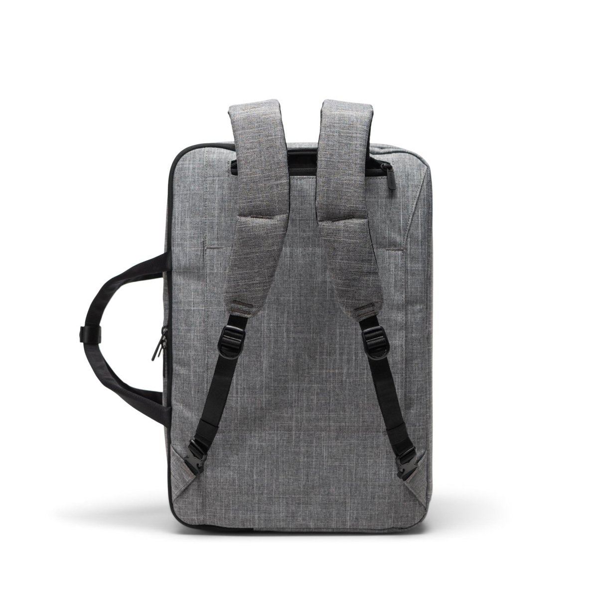 Herschel Bowen Convertible Travel Duffle in Raven Crosshatch - Getoutside Shoes