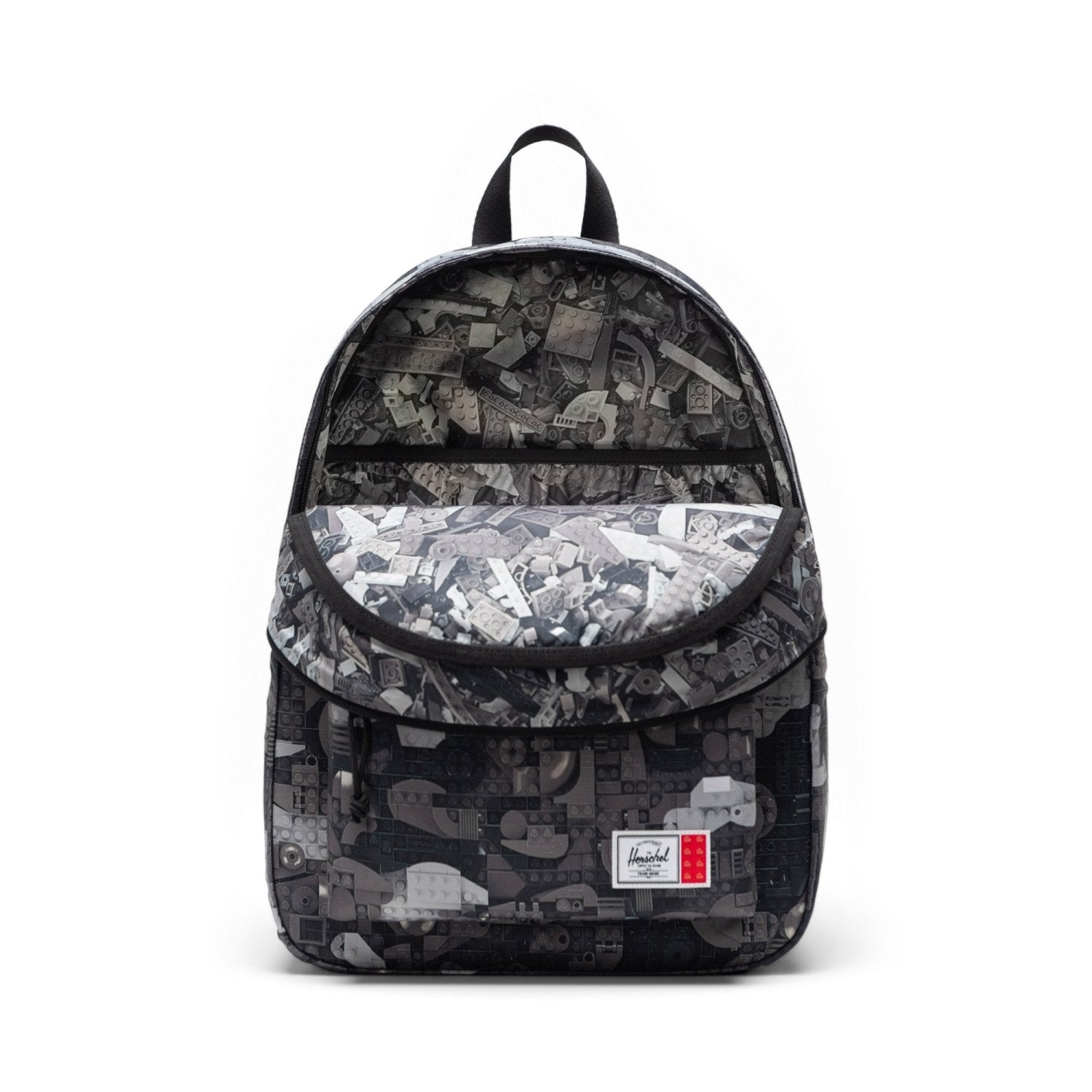 Herschel Classic Backpack LEGO - 26L in Abstract Bricks Black - Getoutside Shoes