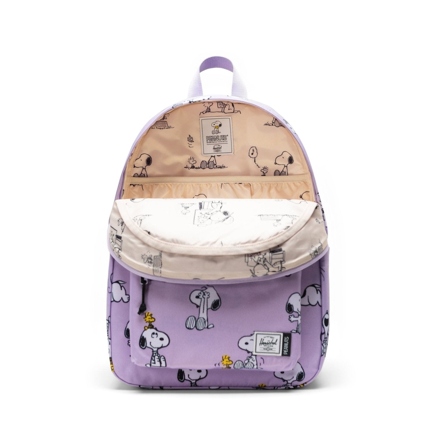 Herschel Classic Backpack Peanuts - 26L in Snoopy and Woodstock Pastel LC - Getoutside Shoes