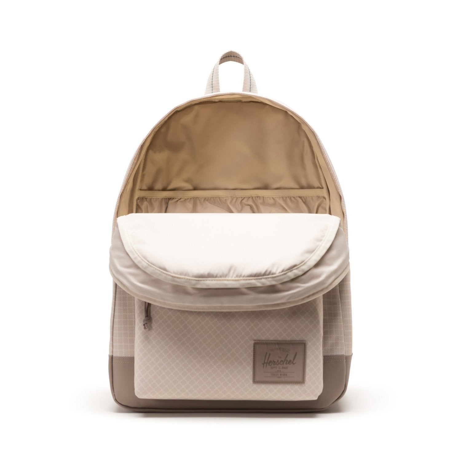 Herschel Classic XL Backpack - 30L in Grid Pelican/Roasted Cashew - Getoutside Shoes