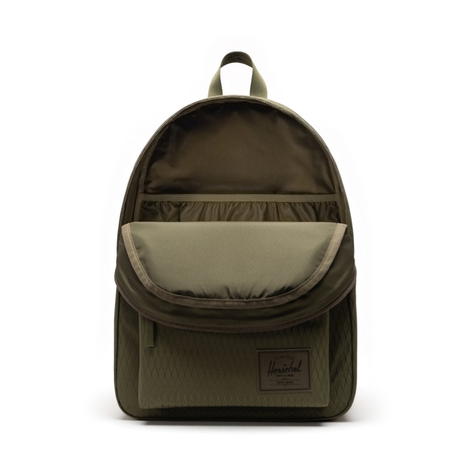 Herschel Classic XL Backpack - 30L in Ivy Green Diamond - Getoutside Shoes