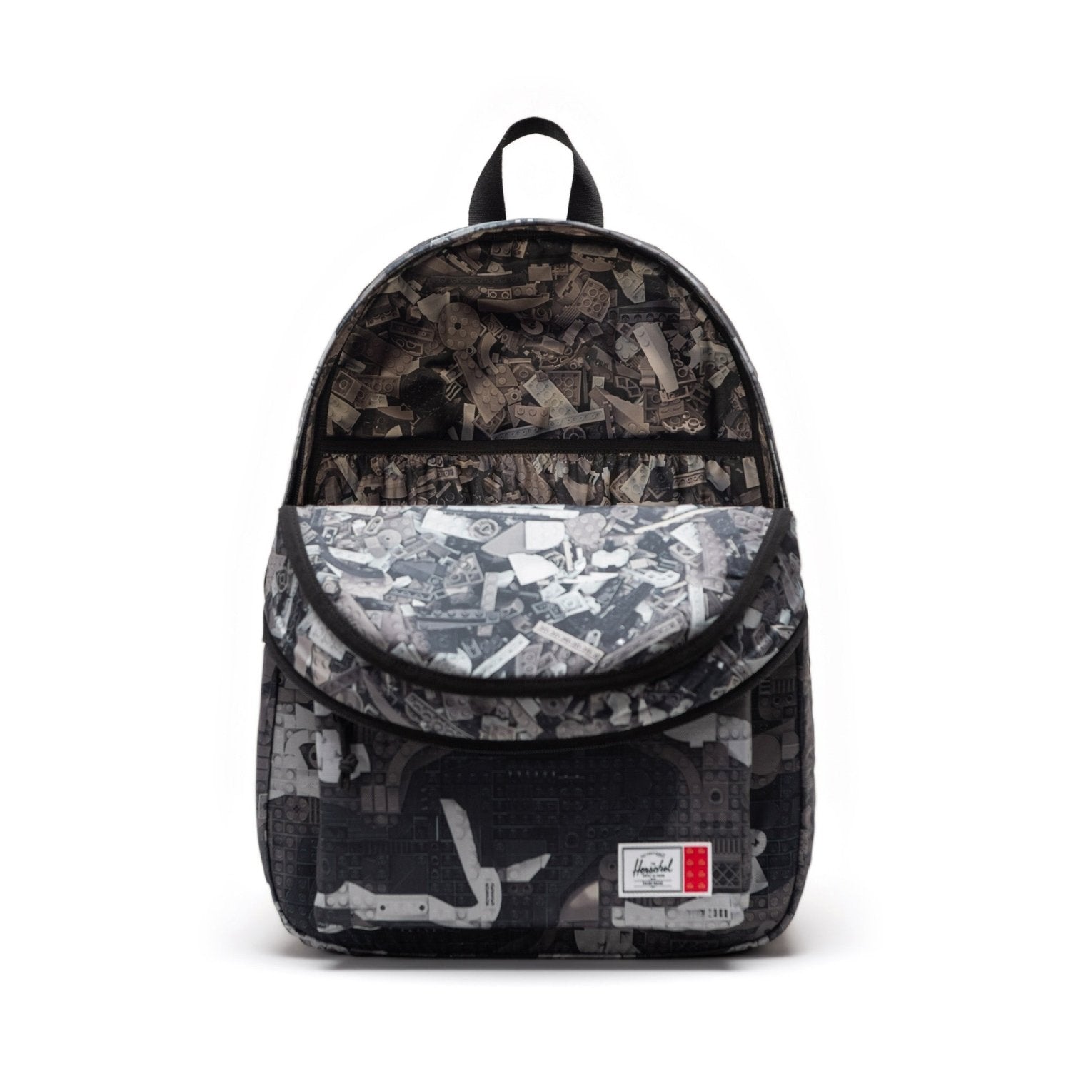 Herschel Classic XL Backpack LEGO - 30L in Abstract Bricks Black - Getoutside Shoes