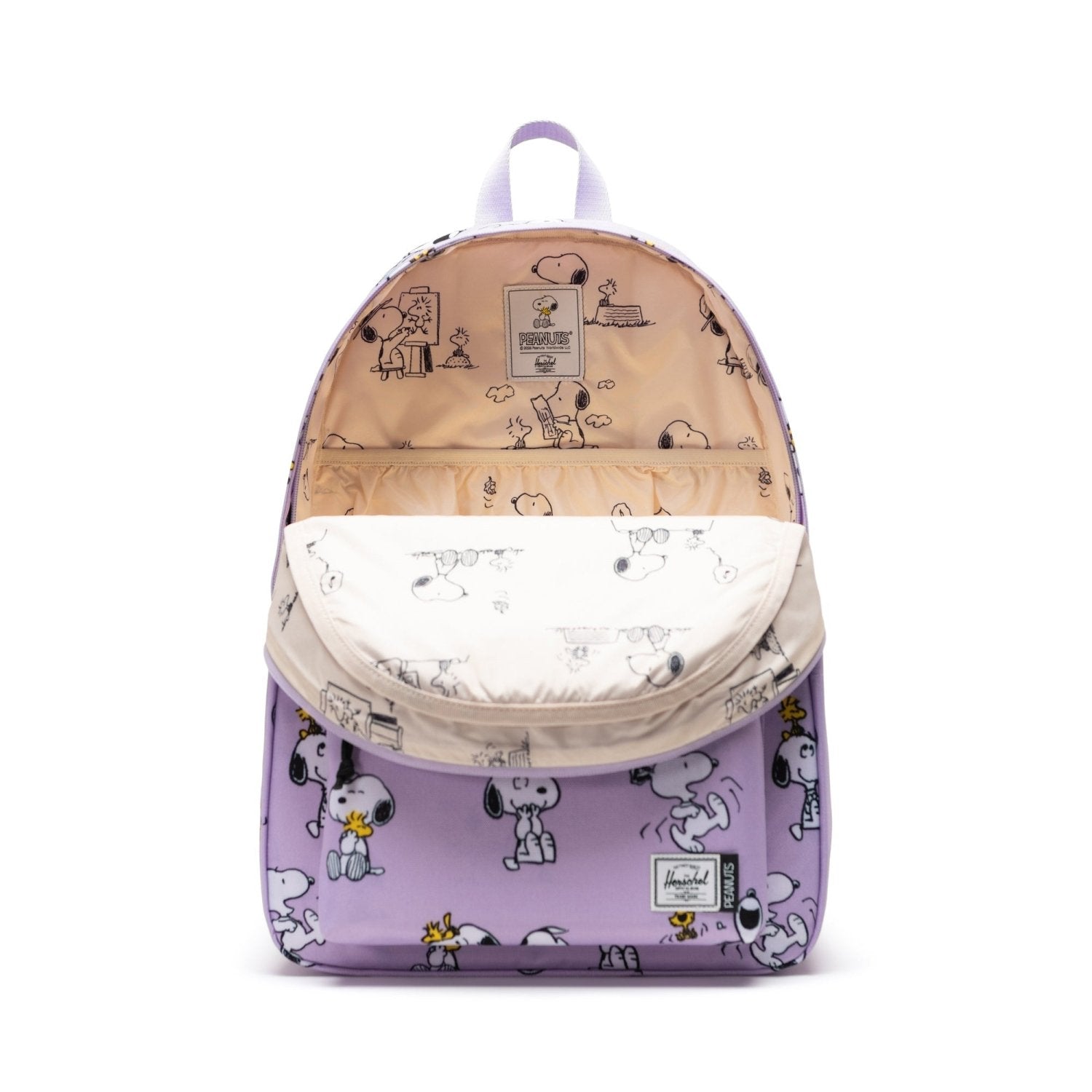 Herschel Classic XL Backpack Peanuts - 30L in Snoopy and Woodstock Pastel Lc - Getoutside Shoes