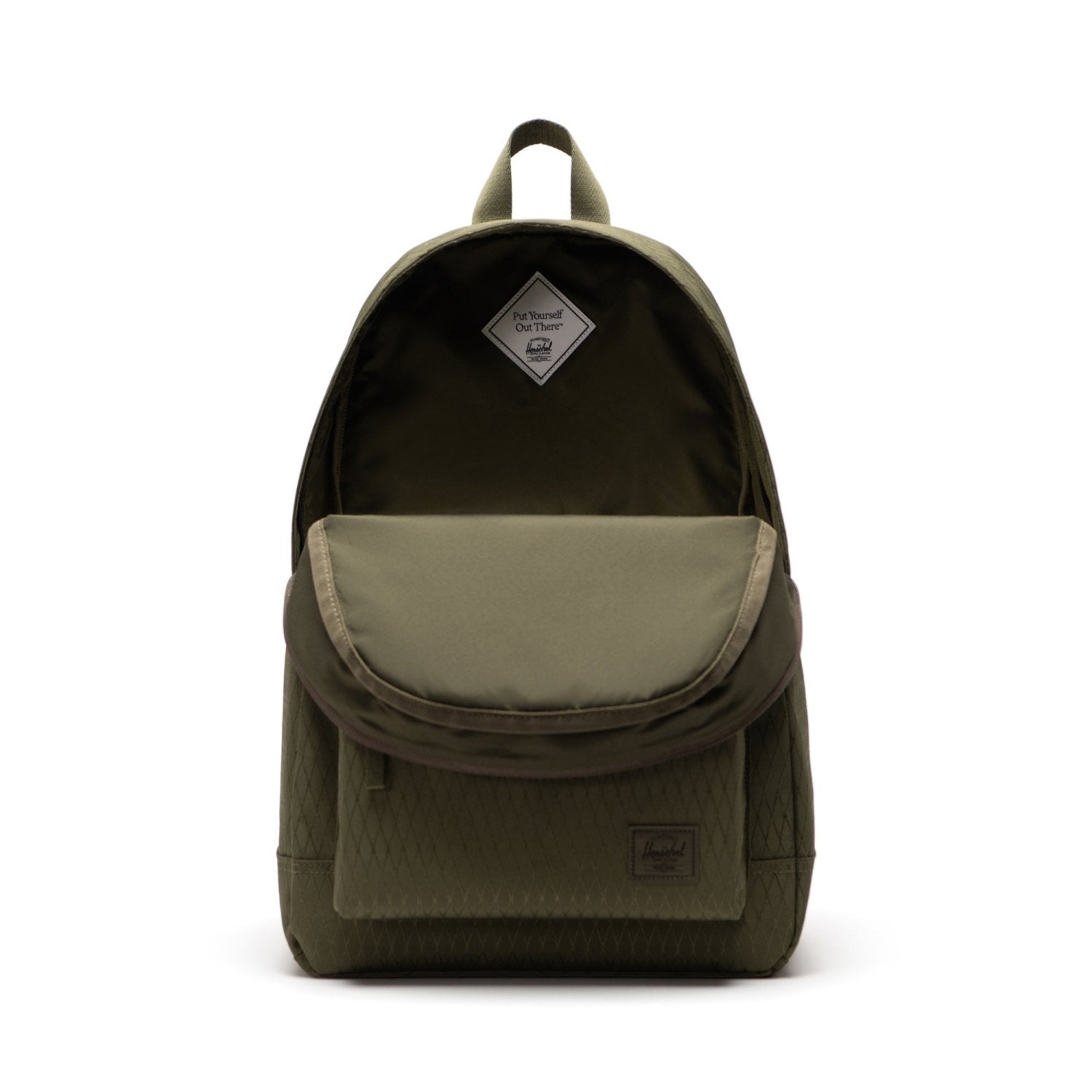 Herschel Heritage Backpack in Ivy Green Diamond - Getoutside Shoes