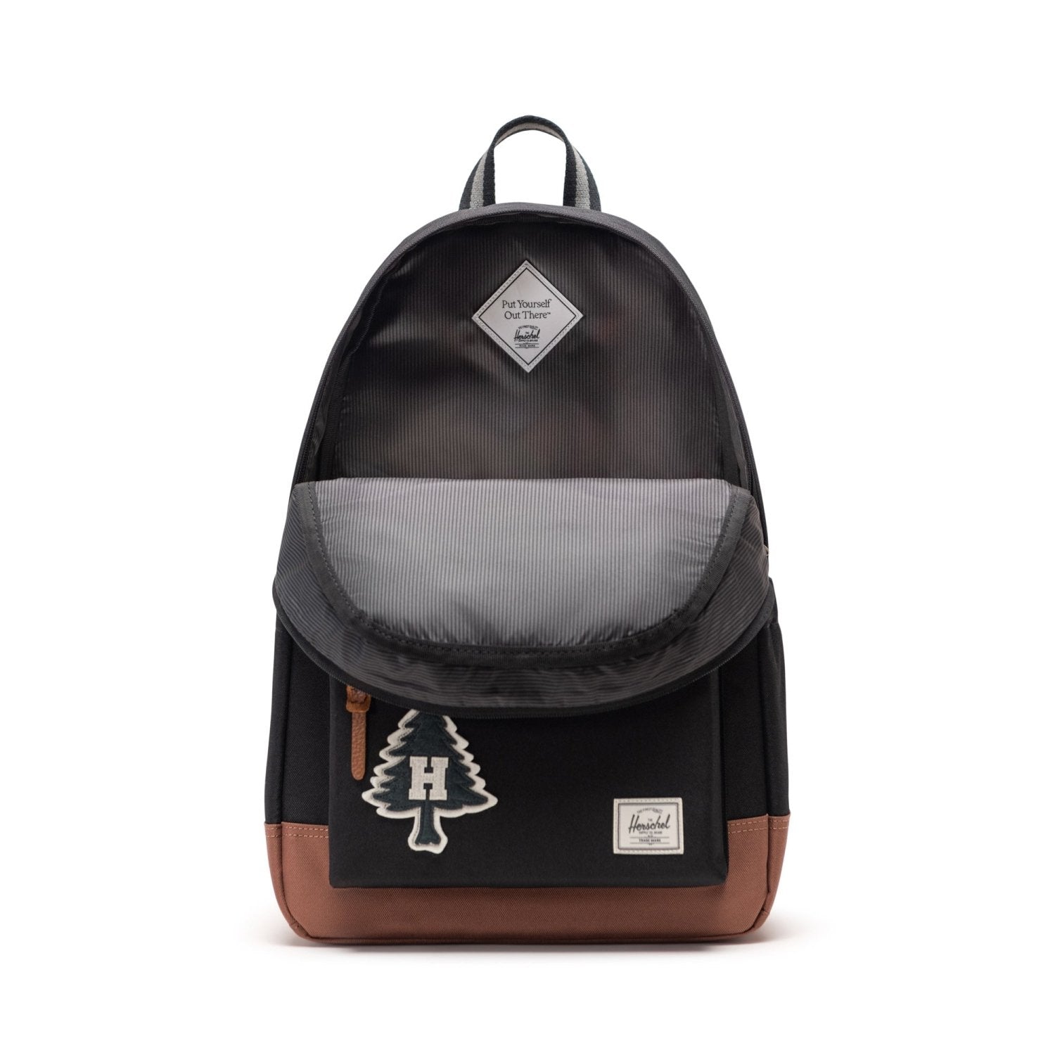 Herschel Heritage Backpack in Patches Black - Getoutside Shoes
