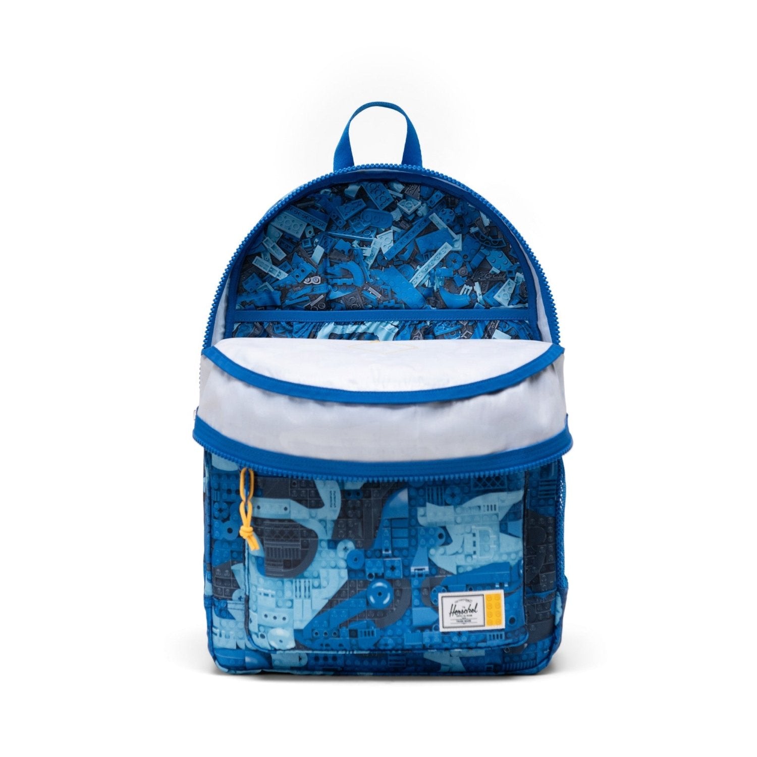 Herschel Heritage Youth Backpack LEGO - 26L in Abstract Bricks Blue - Getoutside Shoes
