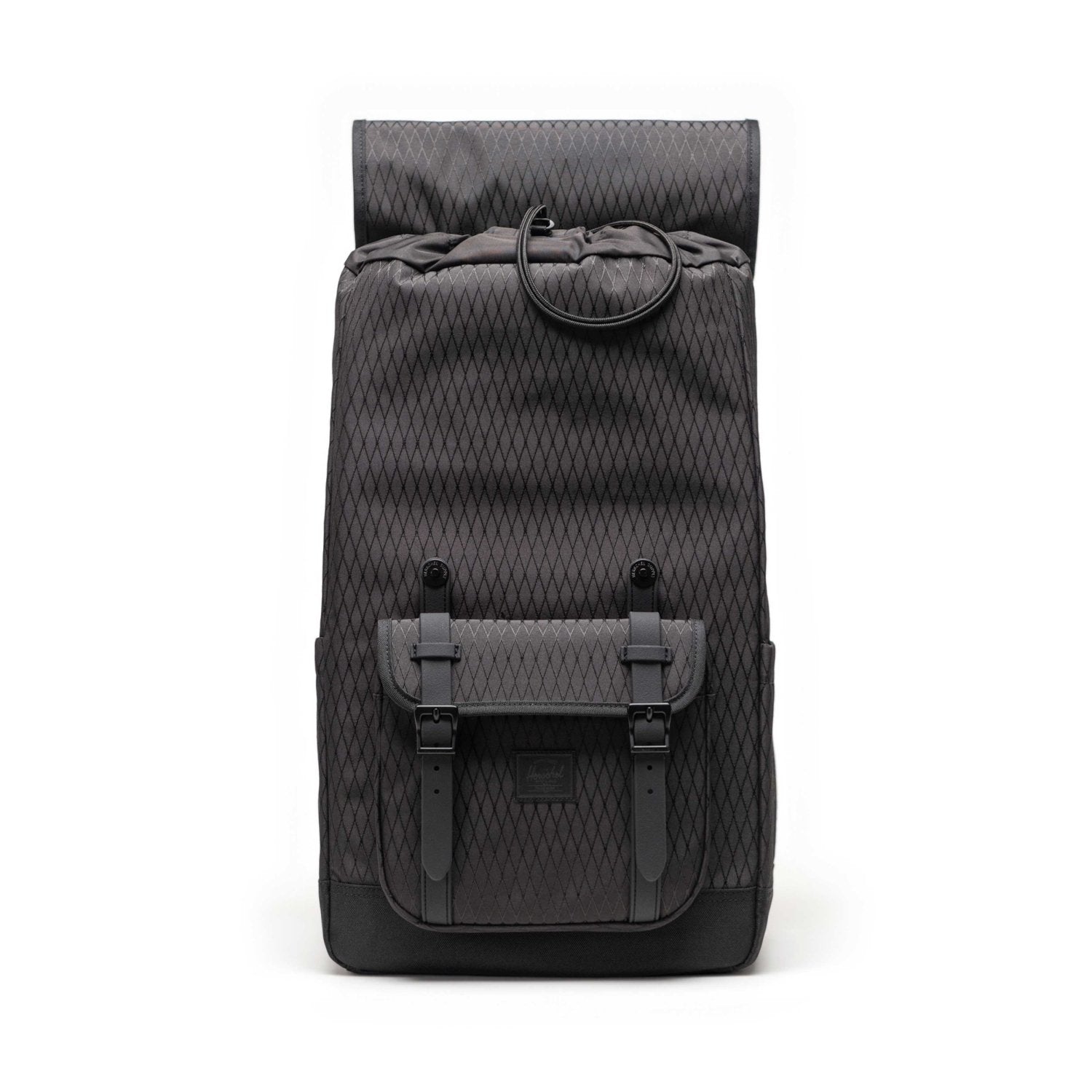 Herschel Little America Backpack in Black Diamond/Black - Getoutside Shoes