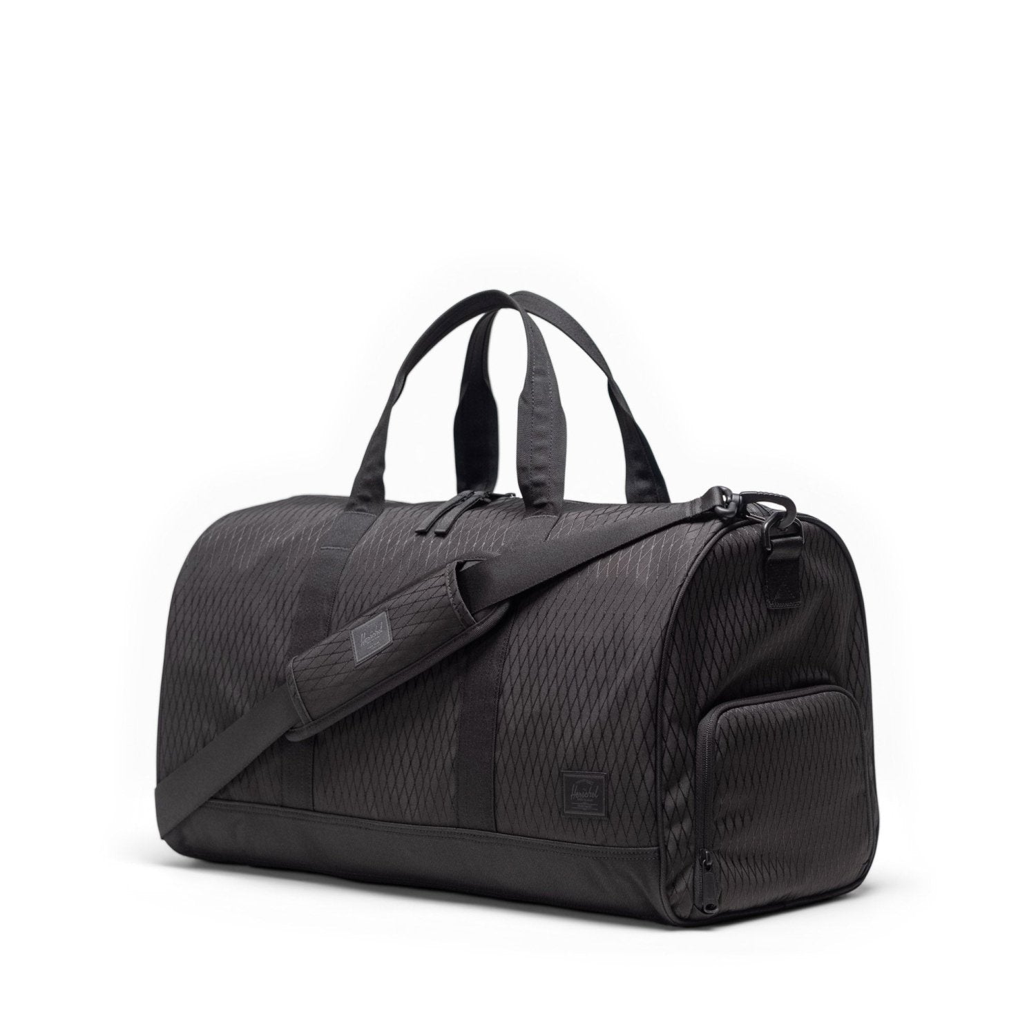 Herschel Novel Duffle in Black Diamond/Black - Getoutside Shoes