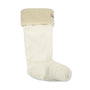 Hunter Sheepy Fleece Cuff Boot Socks in White - Getoutside Shoes