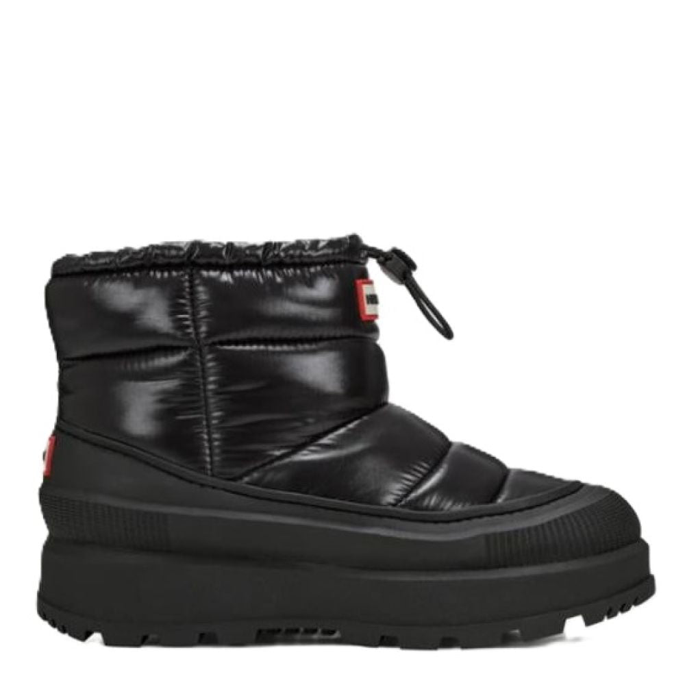 Hunter Women's Amble Bootie in Black/ Ip Lakke - Getoutside Shoes