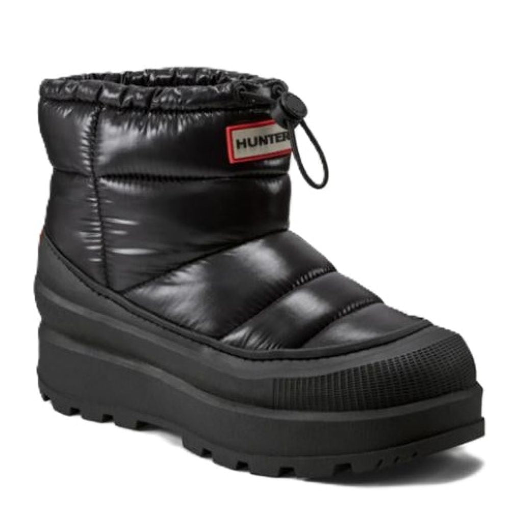 Hunter Women's Amble Bootie in Black/ Ip Lakke - Getoutside Shoes