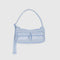 Baggu Cargo Shoulder Bag in Light Blue Gingham