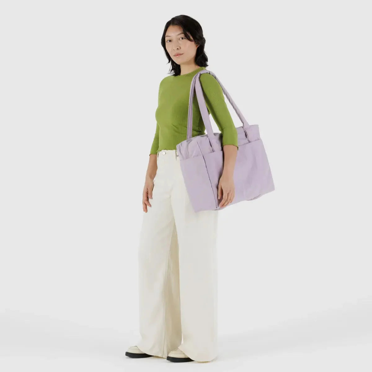 Baggu Small Cloud Carry-On in Dusty Pink