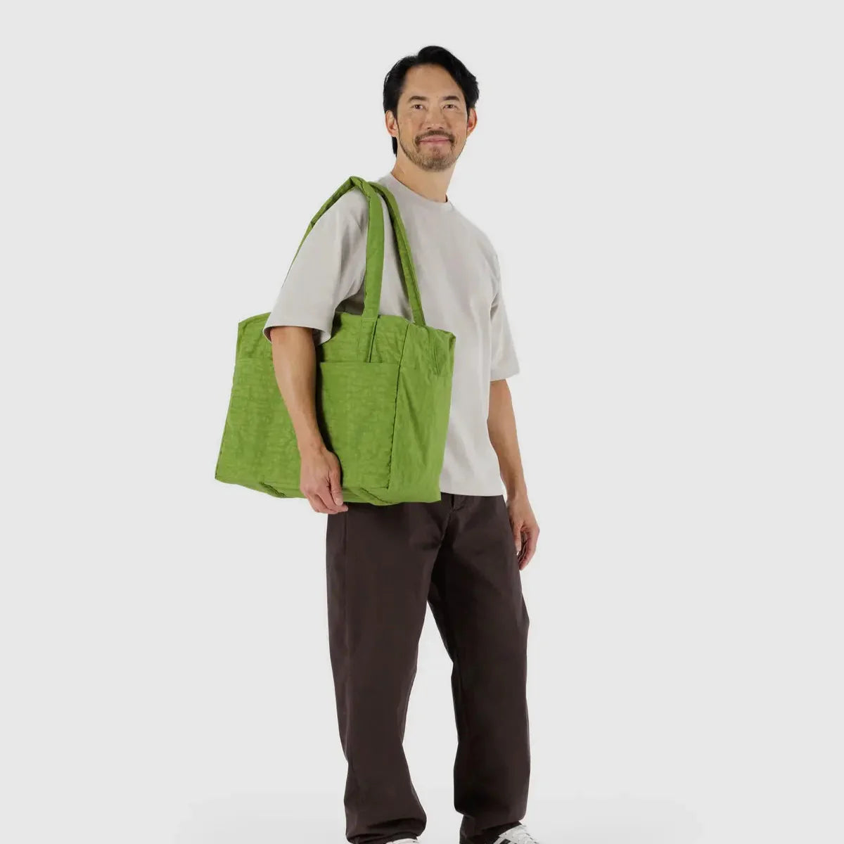 Baggu Cloud Carry-On in Green Juice