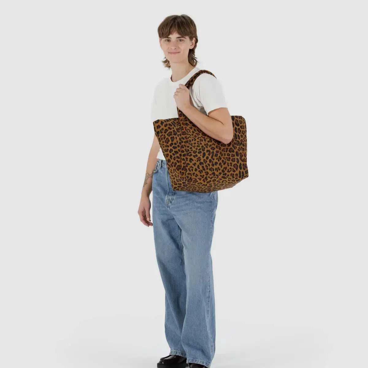 Baggu Cloud Bag in Leopard