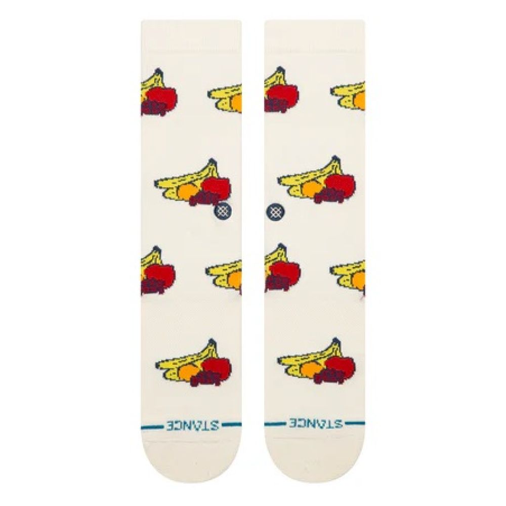 Stance Fruits Crew Socks in Canvas
