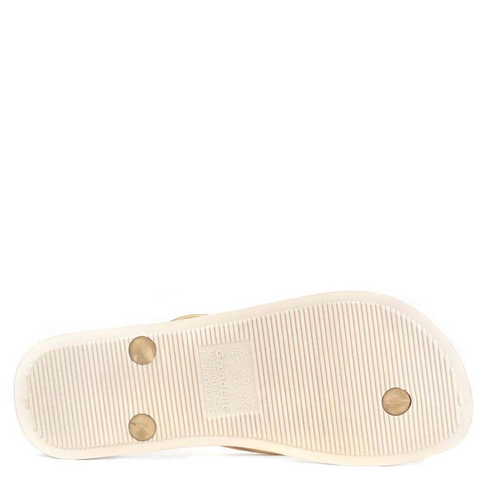 Ipanema Women's Ana Tan in Beige/Gold - Getoutside Shoes