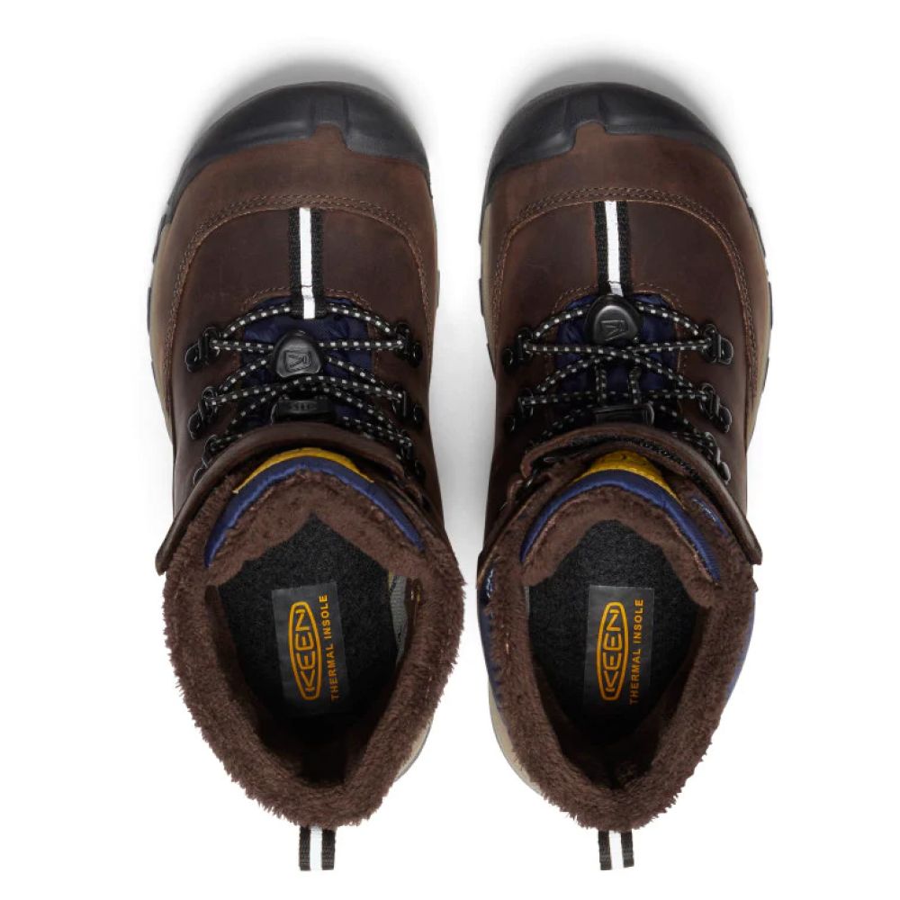 Keen Youth Kanibou Waterproof Winter Boot in Java/Naval Academy