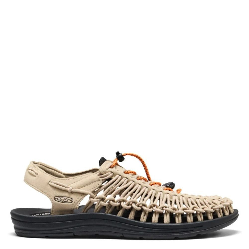 Keen Men's Uneek in Safari/Orange Peel