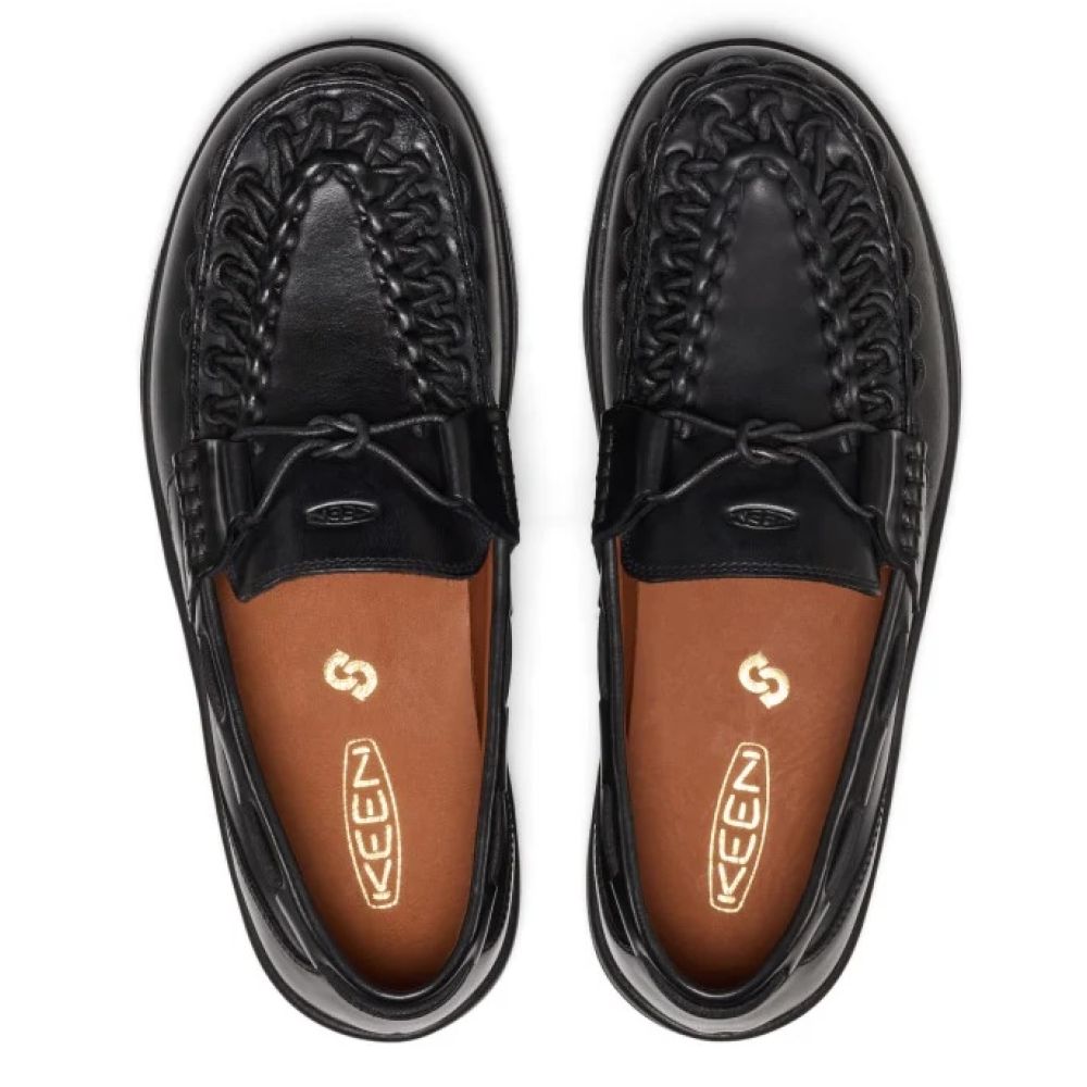 Keen Men's Uneek Loafer in Nocturnal Black
