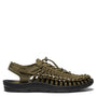 Keen Men's Uneek in Dark Olive/Black - Getoutside Shoes