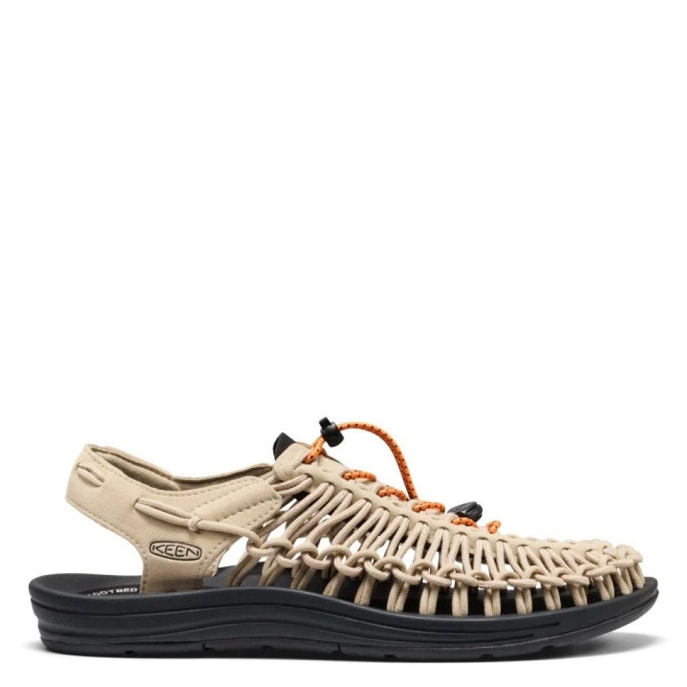 Keen Men's Uneek in Safari/Orange Peel - Getoutside Shoes