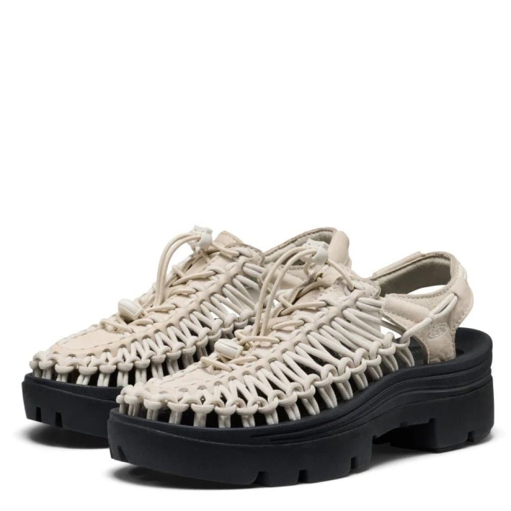 Keen Unisex Uneek PLT in Birch Smooth Leather - Getoutside Shoes