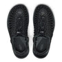 Keen Unisex Uneek PLT in Black Smooth Leather - Getoutside Shoes