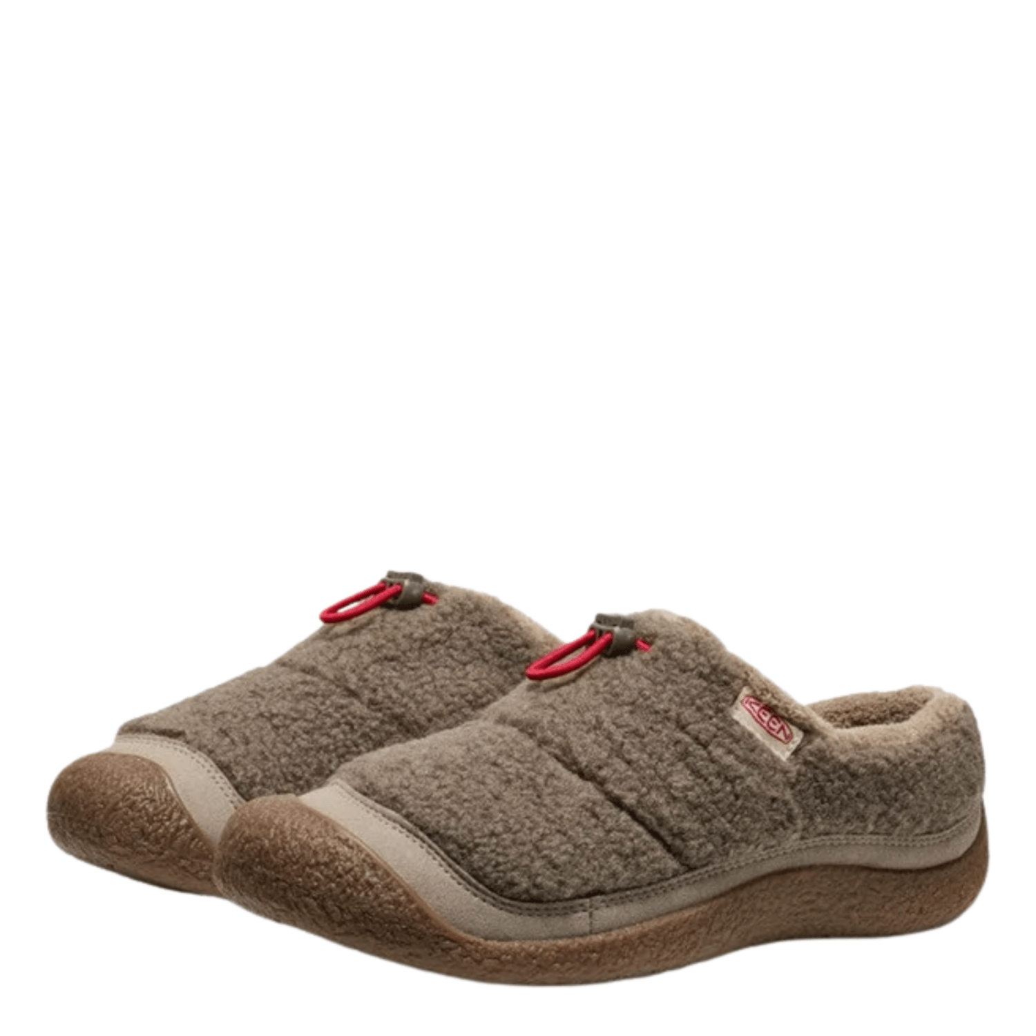 Keen Women's Howser III Slide in Brindle/Brindle Sherpa Fleece - Getoutside Shoes