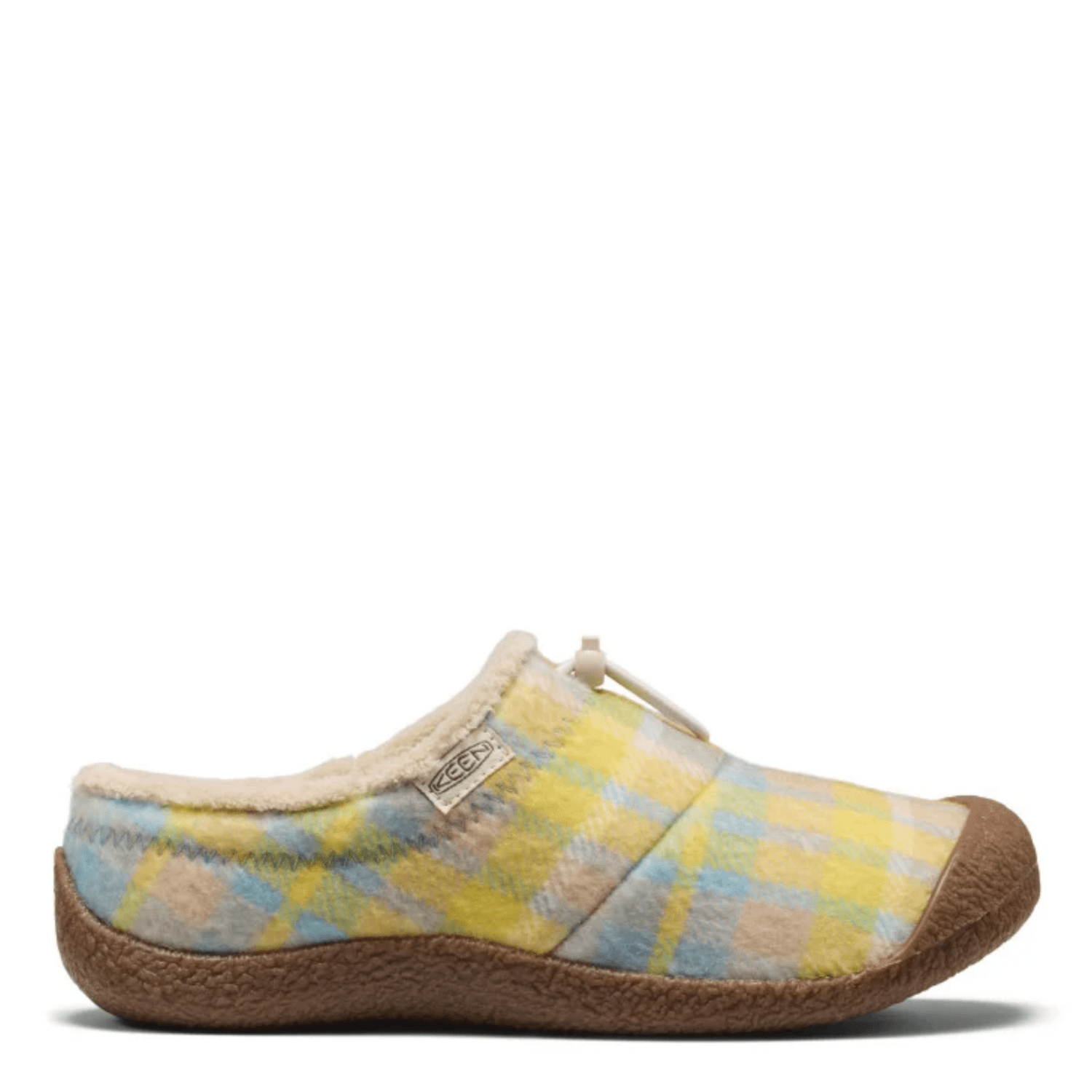 Keen Women's Howser III Slide in Checkered Mohair/Birch - Getoutside Shoes