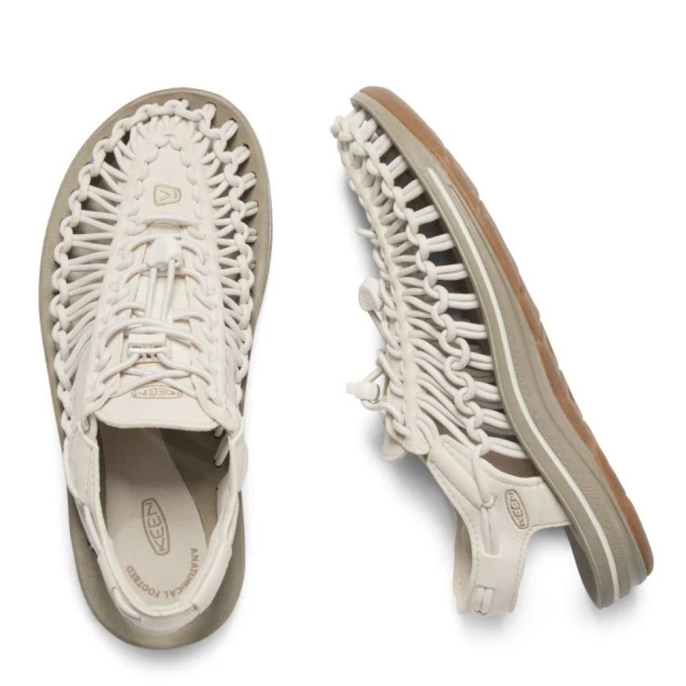 Keen Women's Uneek in White Cap/Cornstalk - Getoutside Shoes